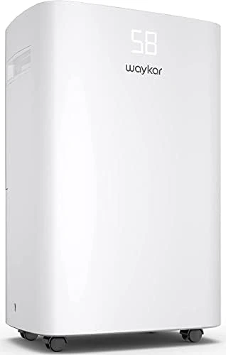 Waykar 50 Pints Dehumidifier For Home, 4500 Sq Ft Dehumidifiers For Basement With Drain Hose, Auto-Defrost And Dry Clothes Function, Intelligent Humidity Control 5 Waykar 50 Pints Dehumidifier For Home, 4500 Sq Ft Dehumidifiers For Basement With Drain Hose, Auto-Defrost And Dry Clothes Function, Intelligent Humidity Control - Image 5
