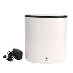 Mini Portable Bucket Washer, Washing Machine 4.5L 10min Mini Electric Underwear Blue Light Laundry Washer With Draining Basket For Home US 100‑240V