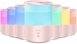 Cool Mist Humidifier, 2-in-1 Essential Oil Diffuser For Baby Kids Nursery, 2.5L Top Fill Humidifier With 7-color Night Lights For Bedroom Office, Humidifier With Adjustable Mist Mode, Auto Shut Off 11 Cool Mist Humidifier, 2-in-1 Essential Oil Diffuser For Baby Kids Nursery, 2.5L Top Fill Humidifier With 7-color Night Lights For Bedroom Office, Humidifier With Adjustable Mist Mode, Auto Shut Off -Solo Stoves Shop 31 35o7RcWL. AC