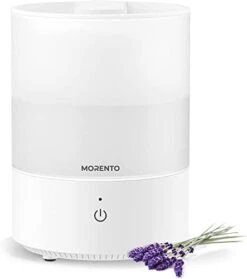 Cool Mist Humidifier For Bedroom, MORENTO Top Fill Humidifier Essential Oil Diffuser With 2.5L Water Tank For Home And Office, Baby And Plants With Night Light, Sleep Mode, Auto Shut Off, White -Solo Stoves Shop 310CmXEoHLL. AC