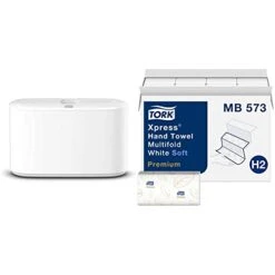 Tork Xpress Hand Towel Dispenser Stainless Steel, Compact For Home Use, Fits H2 Hand Towels & Xpress Soft Multifold Hand Towel White H2, Premium, 4-Panel, 16 X 94 Sheets, MB573 -Solo Stoves Shop 310DAlmH70L