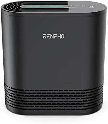 RENPHO Air Purifiers For Bedroom, HEPA Filter Air Purifiers With 22dB Quiet 4 Speed Control For Allergies, Pets, Smoke, Dust, Pollen, Small Air Cleaner For Home Office Living Room Kitchen, White 7 RENPHO Air Purifiers For Bedroom, HEPA Filter Air Purifiers With 22dB Quiet 4 Speed Control For Allergies, Pets, Smoke, Dust, Pollen, Small Air Cleaner For Home Office Living Room Kitchen, White - Image 7