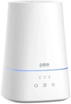 Pure Enrichment® HUME™ Max - Easy Top Fill Ultrasonic Cool Mist Humidifier, 3.7 L (1 Gallon) Tank, 3 Mist Settings + Auto Shut-Off Timer - Ideal For Large Bedrooms, Baby Nurseries And Offices (White) -Solo Stoves Shop 314OzHG3NjL. AC