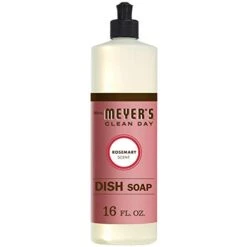 Mrs Meyers Dish Soap, Liq, Rosemary, 16 Fl Oz (Pack Of 6)