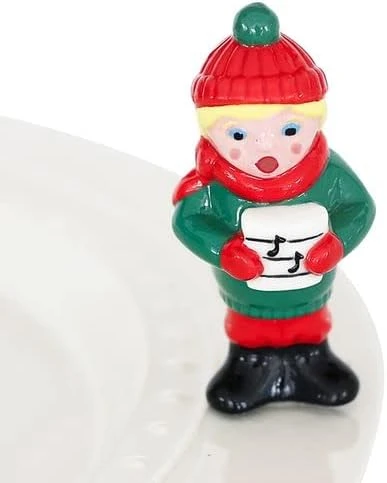Nora Fleming Hand-Painted Mini: Down The Chimney (Santa Legs) A256 6 Nora Fleming Hand-Painted Mini: Down The Chimney (Santa Legs) A256 - Image 6