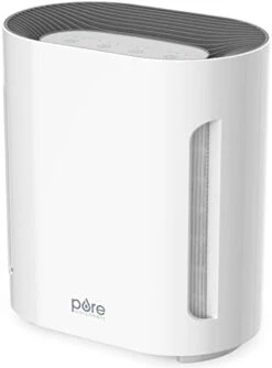 Pure Enrichment® PureZone™ Air Purifier For Medium-Large Rooms, UV-C Light, 3 Stage Filtration, H13 HEPA Filter Helps Remove Up To 99.97% Of Bacteria, Allergens, Germs, Smoke, Dust (White) -Solo Stoves Shop 319beORMBBL. AC