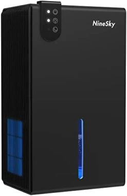 NineSky Dehumidifier For Home, 85 OZ Water Tank, (800 Sq.ft) Dehumidifiers For Bathroom, Bedroom With Auto Shut Off, 7 Colors LED Light(Black) 15 NineSky Dehumidifier For Home, 85 OZ Water Tank, (800 Sq.ft) Dehumidifiers For Bathroom, Bedroom With Auto Shut Off, 7 Colors LED Light(Black) -Solo Stoves Shop 31A bVUNp3L. AC