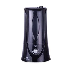 Air Innovations MH-408 Black 1.1 Gal. Cool Mist Humidifier Rooms – Up To 400 Sq. Ft, Medium Sized
