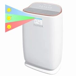 HIMOX Air Purifiers For Home Large Room Covers 1200 Ft² H13 Ture HEPA Filter For Allergies Pets Bedroom With PM 1.0 Digital Display, Remove 99.97% Of Pollen Mold Smoke Dust Odor To 0.1micron 20db, H04