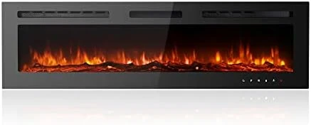 Maxhonor Electric Fireplace Insert Wall Mounted Freestanding Heater With Remote Control, 1500/750W (40inch, Black) 7 Maxhonor Electric Fireplace Insert Wall Mounted Freestanding Heater With Remote Control, 1500/750W (40inch, Black) - Image 7