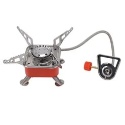 Portable Mini Stove, Mountaineering Stove Outdoor Camping Set Stove Head Camping Portable Gas Stove For Outdoor Hiking Picnic BBQ, Small, Mini Camping Stove Portable Outdoor Foldable Picnic Rocke