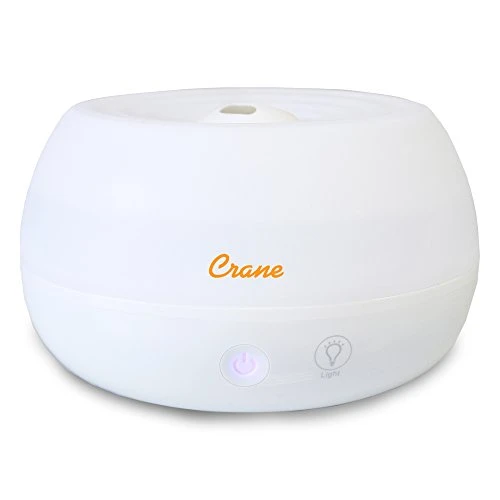 Crane Personal Ultrasonic Cool Mist Humidifier And Aroma Therapy Diffuser, For Home Bedroom Hotels Travel And Office, 0.2 Gallon, Filter Free, White 1 Crane Personal Ultrasonic Cool Mist Humidifier And Aroma Therapy Diffuser, For Home Bedroom Hotels Travel And Office, 0.2 Gallon, Filter Free, White