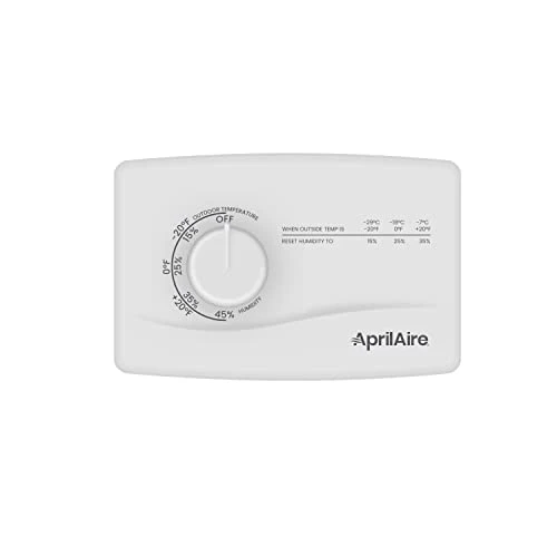 AprilAire 4655 Manual Whole Home Duct Or Wall Mounted Humidifier Control Humidistat For AprilAire Whole House Humidifiers, Low Voltage 24VAC 1 AprilAire 4655 Manual Whole Home Duct Or Wall Mounted Humidifier Control Humidistat For AprilAire Whole House Humidifiers, Low Voltage 24VAC