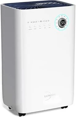 Lumisys 2000 Sq Ft 30 Pints Dehumidifiers For Large Room, Basements, Home, Bathroom, Bedroom, With Auto Or Manual Drainage | 36db Industry Leading Noise Reducing | Air Filter, Three Operation Modes, Rotating Knob 17 Lumisys 2000 Sq Ft 30 Pints Dehumidifiers For Large Room, Basements, Home, Bathroom, Bedroom, With Auto Or Manual Drainage | 36db Industry Leading Noise Reducing | Air Filter, Three Operation Modes, Rotating Knob -Solo Stoves Shop 31EHSxxiseL. AC