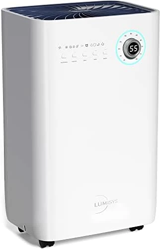 Lumisys 2000 Sq Ft 30 Pints Dehumidifiers For Large Room, Basements, Home, Bathroom, Bedroom, With Auto Or Manual Drainage | 36db Industry Leading Noise Reducing | Air Filter, Three Operation Modes, Rotating Knob 9 Lumisys 2000 Sq Ft 30 Pints Dehumidifiers For Large Room, Basements, Home, Bathroom, Bedroom, With Auto Or Manual Drainage | 36db Industry Leading Noise Reducing | Air Filter, Three Operation Modes, Rotating Knob - Image 9