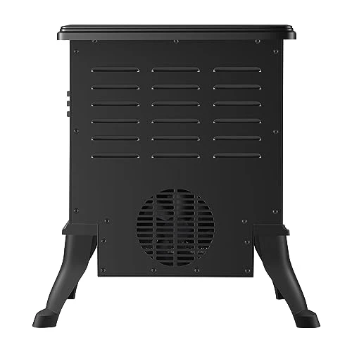 DONYER POWER 23" Electric Stove Portable Heater, 1500W,LED Adjustable Flame Intensity Control, Black, Room Heater,Space Heater 4 DONYER POWER 23" Electric Stove Portable Heater, 1500W,LED Adjustable Flame Intensity Control, Black, Room Heater,Space Heater - Image 4