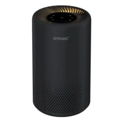 AROVEC Air Purifiers For Home And Bedroom True HEPA Air Filter To Eliminate Allergens, Asthma, Smoke, Odours, Pet Smell, Pollen, Mould, Dust, Sleep Mode, Timer, Aropure-200 (Black)