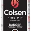 Colsen Fireplace Fuel, Ventless, Bio-Ethanol, Clean Burning/Eco-Friendly (1000mL /32 Oz.) - (Each) (1L)
