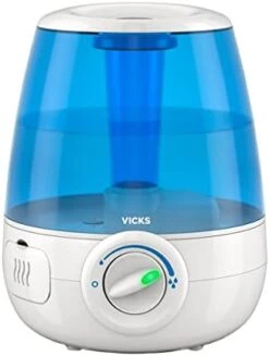 Vicks® Vicks Filter-Free Ultrasonic Cool Mist Humidifier, Medium Room, 1.2 Gallon Tank-Humidifier For Baby And Kids Rooms, Bedrooms And More -Solo Stoves Shop 31JYco8Dz4L. AC