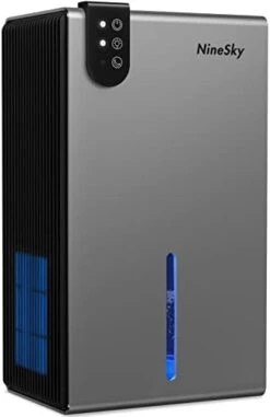 NineSky Dehumidifier For Home, 85 OZ Water Tank, (800 Sq.ft) Dehumidifiers For Bathroom, Bedroom With Auto Shut Off, 7 Colors LED Light(Black) 16 NineSky Dehumidifier For Home, 85 OZ Water Tank, (800 Sq.ft) Dehumidifiers For Bathroom, Bedroom With Auto Shut Off, 7 Colors LED Light(Black) -Solo Stoves Shop 31LgaMlPsL. AC