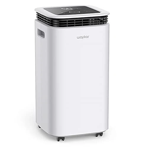 Waykar 2500 Sq. Ft Home Dehumidifier With Drain Hose For Bedrooms, Basements, Bathrooms, And Laundry Rooms - With Intelligent Touch Control And 3 Air Outlets, 24 Hr Timer, And 0.58 Gallon Water Tank 1 Waykar 2500 Sq. Ft Home Dehumidifier With Drain Hose For Bedrooms, Basements, Bathrooms, And Laundry Rooms - With Intelligent Touch Control And 3 Air Outlets, 24 Hr Timer, And 0.58 Gallon Water Tank