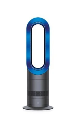 Dyson AM09 Fan Heater, Iron/Blue