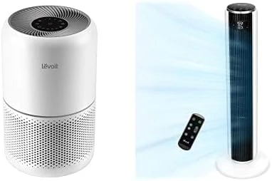 LEVOIT Air Purifier For Home Allergies Pets Hair In Bedroom, HEPA Filter, Covers Up To 1095 Sq.Foot Powered By 45W High Torque Motor, Remove Dust Smoke Pollutants, 0.3 Microns, Core 300, White 7 LEVOIT Air Purifier For Home Allergies Pets Hair In Bedroom, HEPA Filter, Covers Up To 1095 Sq.Foot Powered By 45W High Torque Motor, Remove Dust Smoke Pollutants, 0.3 Microns, Core 300, White - Image 7