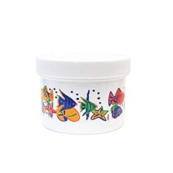 Audiologist Choice Hearing Aid Dehumidifier (Duck, Fish, Or Patriotic Design) - Hearing Aid Dehumidifier Drying Jar W/Desiccant And AudioWipes Towelettes And Liberty Cloth (Fish)