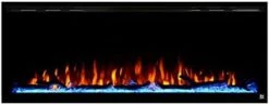 Touchstone 80042 - Sideline Elite Electric Fireplace - 42 Inch Wide - In Wall Recessed - 60 Color Combinations - 1500/750 Watt Heater (68-88°F Thermostat) - Black - Log, Crystals, And Driftwood 15 Touchstone 80042 - Sideline Elite Electric Fireplace - 42 Inch Wide - In Wall Recessed - 60 Color Combinations - 1500/750 Watt Heater (68-88°F Thermostat) - Black - Log, Crystals, And Driftwood -Solo Stoves Shop 31QKx2J d5L. AC