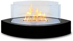 Anywhere Fireplace Lexington Tabletop Fireplace, Portable Ventless Liquid Bio-Ethanol Fireplace, Modern Elegant Tabletop Smokeless Fire Feature For Indoor Or Outdoor Use (Stainless Steel) -Solo Stoves Shop 31URo8DBr3L. AC