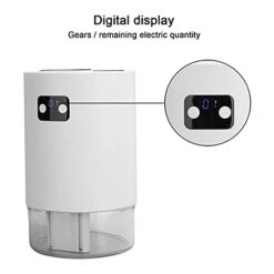 Liftable 2 In 1 Evaporative Air Cooler Fan, Desktop Spray Water Cooling Fan, 4 Modes W/Cooling & Humidification, Timing, W/ 3 Wind Speeds, Digital Display -Solo Stoves Shop 31WDQopBTOS