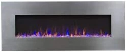 Touchstone 80024 50" Stainless, Electric Fireplace With Bluetooth Speaker – AudioFlare -Solo Stoves Shop 31WDo4URy3L. AC