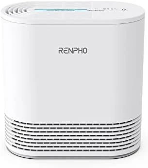RENPHO Air Purifiers For Bedroom, HEPA Filter Air Purifiers With 22dB Quiet 4 Speed Control For Allergies, Pets, Smoke, Dust, Pollen, Small Air Cleaner For Home Office Living Room Kitchen, White 6 RENPHO Air Purifiers For Bedroom, HEPA Filter Air Purifiers With 22dB Quiet 4 Speed Control For Allergies, Pets, Smoke, Dust, Pollen, Small Air Cleaner For Home Office Living Room Kitchen, White - Image 6
