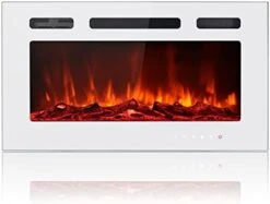 Maxhonor Electric Fireplace Insert Wall Mounted Freestanding Heater With Remote Control, 1500/750W (40inch, Black) 27 Maxhonor Electric Fireplace Insert Wall Mounted Freestanding Heater With Remote Control, 1500/750W (40inch, Black) -Solo Stoves Shop 31Y5zd27ZEL. AC