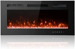 Maxhonor Electric Fireplace Insert Wall Mounted Freestanding Heater With Remote Control, 1500/750W (40inch, Black) 23 Maxhonor Electric Fireplace Insert Wall Mounted Freestanding Heater With Remote Control, 1500/750W (40inch, Black) -Solo Stoves Shop 31YYwbqzErL. AC