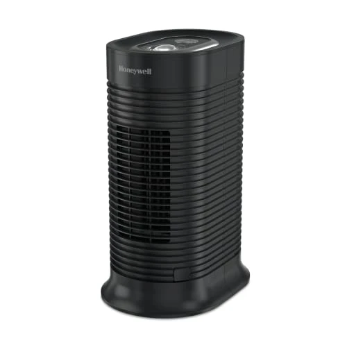 Honeywell AllergenPlus HEPA Tower Air Purifier, Airborne Allergen Reducer For Small Rooms (75 Sq Ft), Black - Wildlfire/Smoke, Pollen, Pet Dander, And Dust Air Purifier, HPA060 2 Honeywell AllergenPlus HEPA Tower Air Purifier, Airborne Allergen Reducer For Small Rooms (75 Sq Ft), Black - Wildlfire/Smoke, Pollen, Pet Dander, And Dust Air Purifier, HPA060 - Image 2
