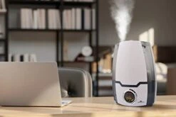 Air Innovations Humidifiers For Bedroom Huge 6.2L Tank Runs For 70 Hours For Large Room Up To 400 Sq Ft Cool Mist Humidifier 360 Degree Rotating Nozzle Ideal For Baby Room And Plants MH-505A Gray -Solo Stoves Shop 31c7yJQXEgL