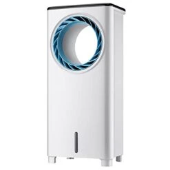 Household Vertical Bladeless Cooling Electric Fan, Mobile Cooling Small Water Cooling Fan, Energy Saving And Low Noise, Evaporative Air Cooler
