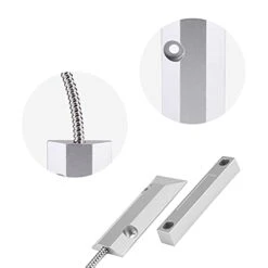 Wired Alarm Garage Door Window Magnetic Contacts Switch Sensor Detector Security Kit For Home Garage Alarm Security, Garage Door Sensor Sun Shield Magnets Magnetic Windows Contact Switch Detector -Solo Stoves Shop 31f4AsceR0S