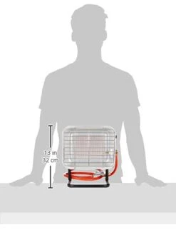 Sealey LP14 Space Warmer Propane Heater With Stand 14,330Btu/hr, Floor, Multi Colour -Solo Stoves Shop 31ibHWPMVeS