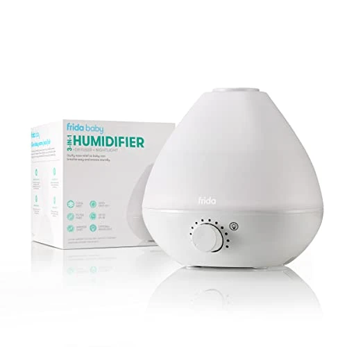 Frida Baby 3-in-1 Humidifier With Diffuser And Nightlight, White 1 Frida Baby 3-in-1 Humidifier With Diffuser And Nightlight, White