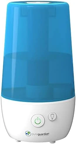 Pure Guardian H965AR Ultrasonic Cool Mist Humidifier, 70 Hrs. Run Time, 1 Gal. Tank Capacity, 320 Sq. Ft. Coverage, Small Rooms, Filter Free, Silver Clean Treated Tank, Includes Essential Oil Tray 4 Pure Guardian H965AR Ultrasonic Cool Mist Humidifier, 70 Hrs. Run Time, 1 Gal. Tank Capacity, 320 Sq. Ft. Coverage, Small Rooms, Filter Free, Silver Clean Treated Tank, Includes Essential Oil Tray - Image 4