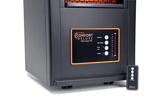 AirNmore Comfort Deluxe With Copper PTC, Infrared Space Heater With Remote, 1500 Watt, ETL Listed 3 AirNmore Comfort Deluxe With Copper PTC, Infrared Space Heater With Remote, 1500 Watt, ETL Listed - Image 3