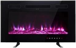 Maxhonor Electric Fireplace Insert Wall Mounted Freestanding Heater With Remote Control, 1500/750W (40inch, Black) 26 Maxhonor Electric Fireplace Insert Wall Mounted Freestanding Heater With Remote Control, 1500/750W (40inch, Black) -Solo Stoves Shop 31llaI5PcL. AC