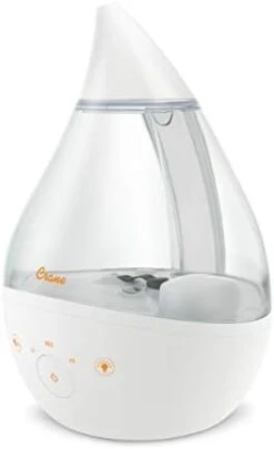 Crane 4-in-1 Drop Ultrasonic Cool Mist Humidifier, 1 Gallon, Top Fill Humidifier, 24 Hour Run Time, With Optional Sound Machine And Color Changing Nightlight, Clear/White -Solo Stoves Shop 31n1QLkUZqL. AC