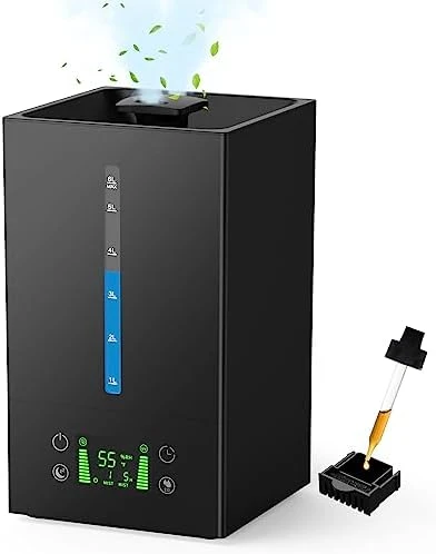 Humidifiers For Bedroom Large Room, 6L Cool Mist Top Fill Essential Oil Diffuser For Baby And Plants, Plant Humidifier Indoor With 360° Rotation Double Nozzle, Auto Shut-Off, Ultra Quiet Sleep Mode 7 Humidifiers For Bedroom Large Room, 6L Cool Mist Top Fill Essential Oil Diffuser For Baby And Plants, Plant Humidifier Indoor With 360° Rotation Double Nozzle, Auto Shut-Off, Ultra Quiet Sleep Mode - Image 7