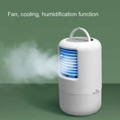 Qinlorgo DesktopSmallConditioner, TimingSwitch DesktopWaterCoolingFan 3in1 Function For Room For Office For Home US Plug -Solo Stoves Shop 31qTIYTJhQL