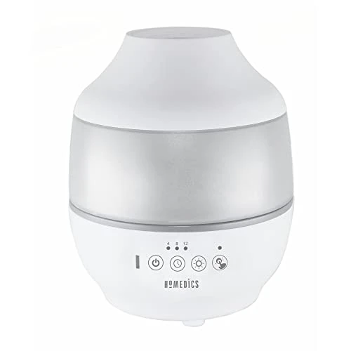 Homedics TotalComfort Humidifier – Large Air Humidifiers For Bedroom, Plants, Office – Cool Mist, Essential Oil Pads And Built-In Timer, 7-Color Night-Light, 2 Mist Settings, White 1 Homedics TotalComfort Humidifier – Large Air Humidifiers For Bedroom, Plants, Office – Cool Mist, Essential Oil Pads And Built-In Timer, 7-Color Night-Light, 2 Mist Settings, White