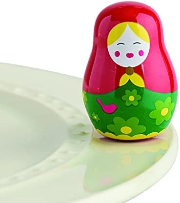 Nora Fleming Hand-Painted Mini: Down The Chimney (Santa Legs) A256 12 Nora Fleming Hand-Painted Mini: Down The Chimney (Santa Legs) A256 - Image 12