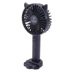 GLOGLOW Hand Held Fan, ABS PC Portable Fan For Travel Small Compact For Library For Outdoors